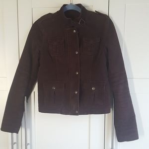 Abercrombie and Fitch brushed cotton brown jacket